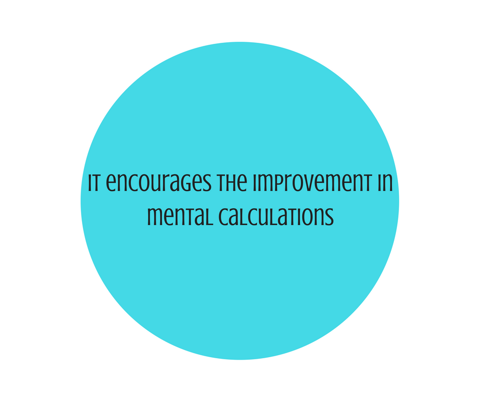It helps a person to solve mathematical problems 10-15 times faster (10)